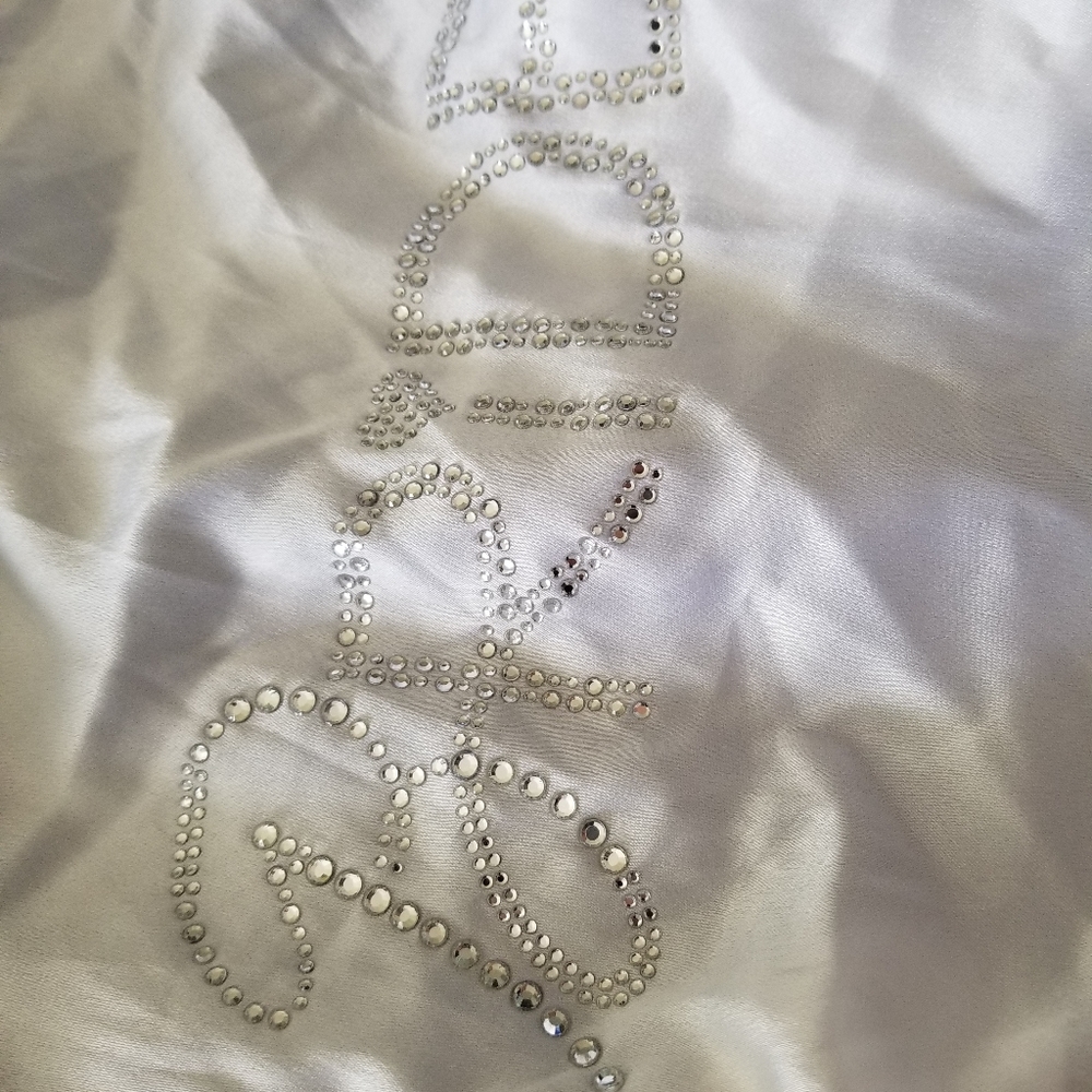 Bridal robe VICTORIA'S SECRET rhinestone silk robe